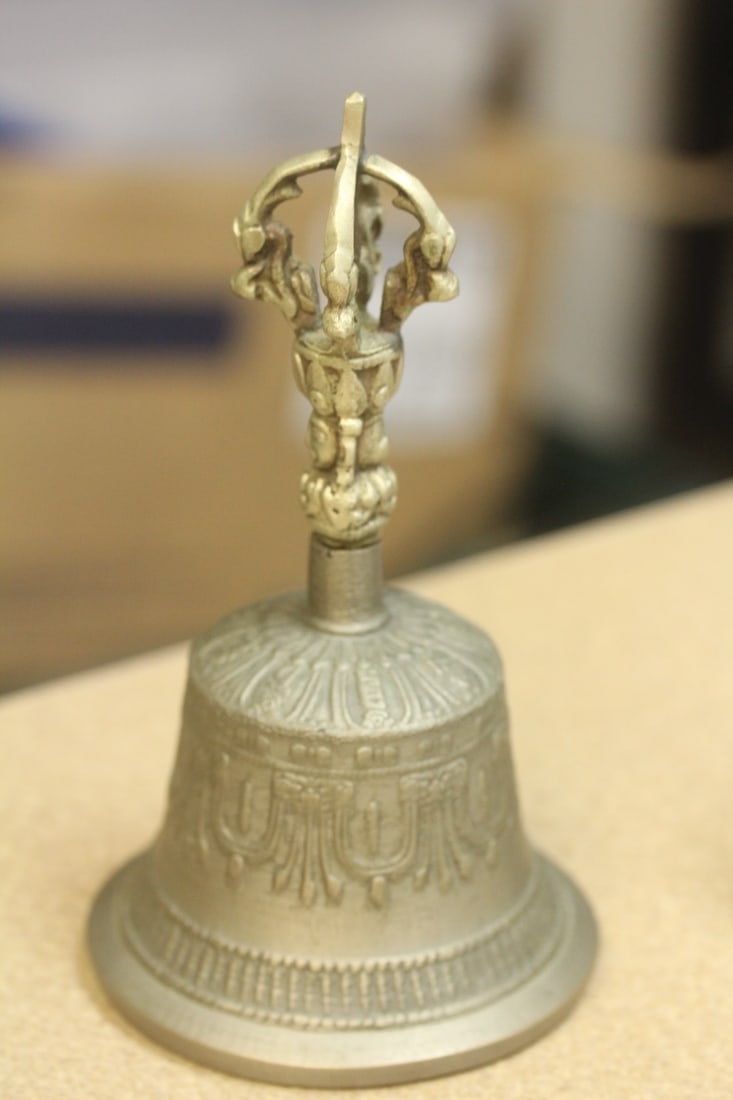 Tibetan Bell: 6 1/2" tall