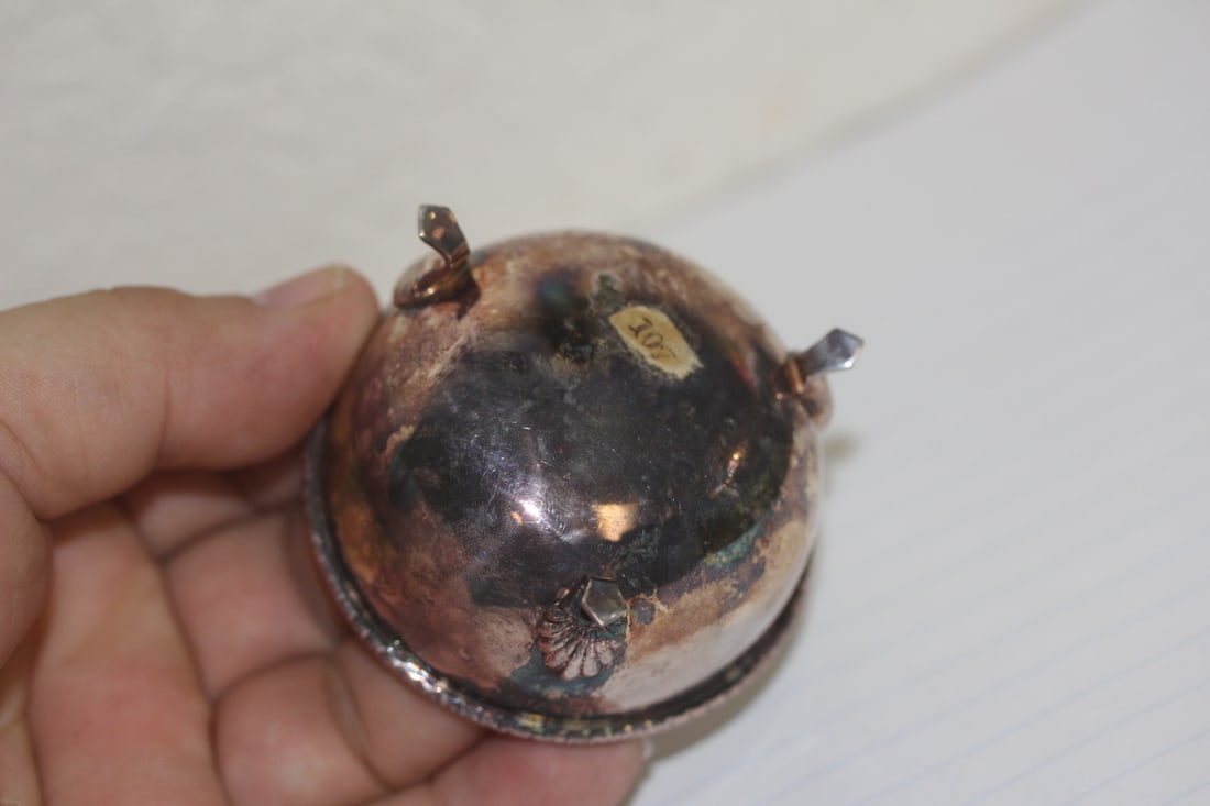 Silverplate Salt Container - 3