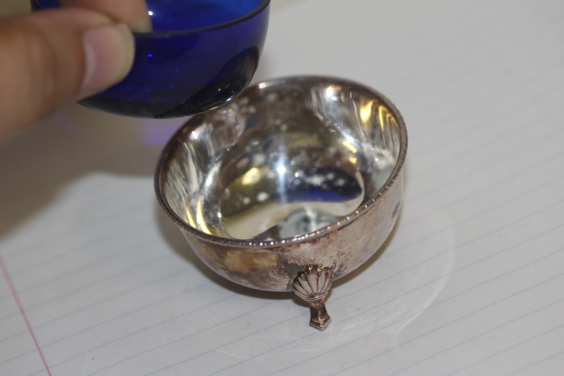 Silverplate Salt Container - 4