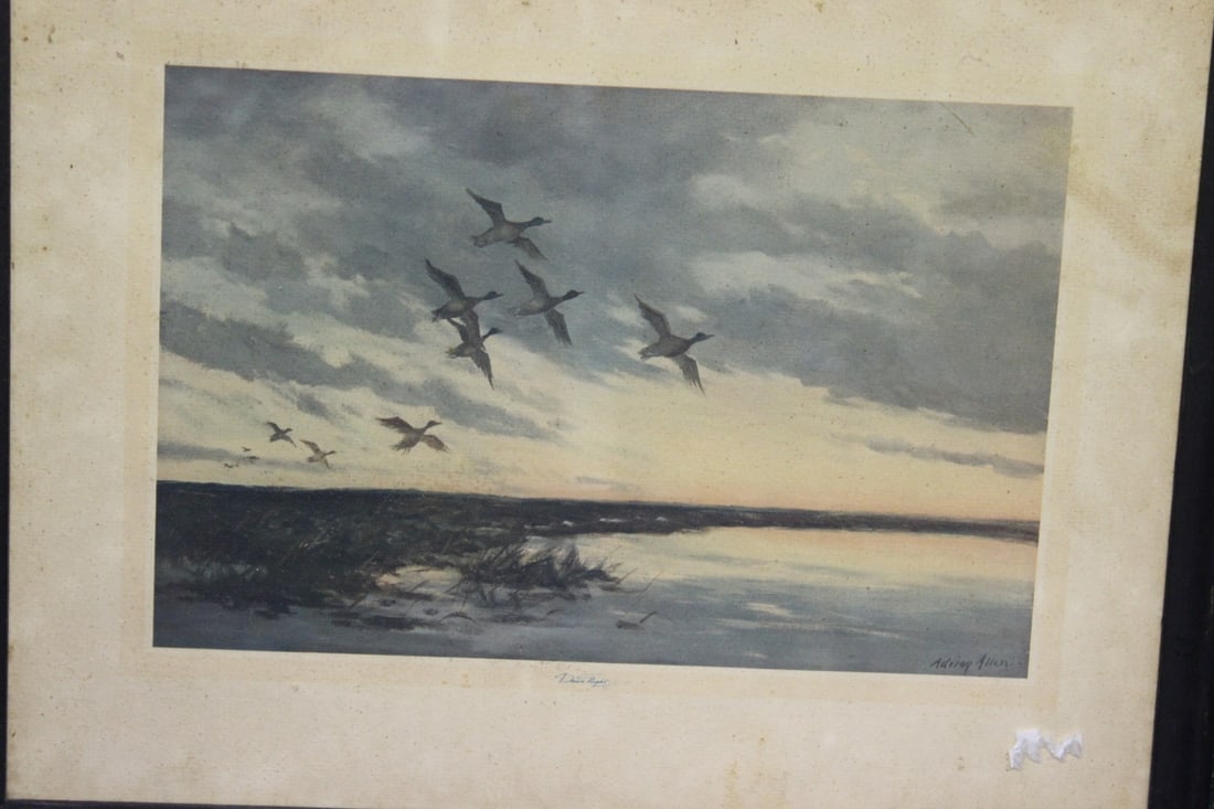 A Vintage Print: Overall= 17" x 13 1/4"