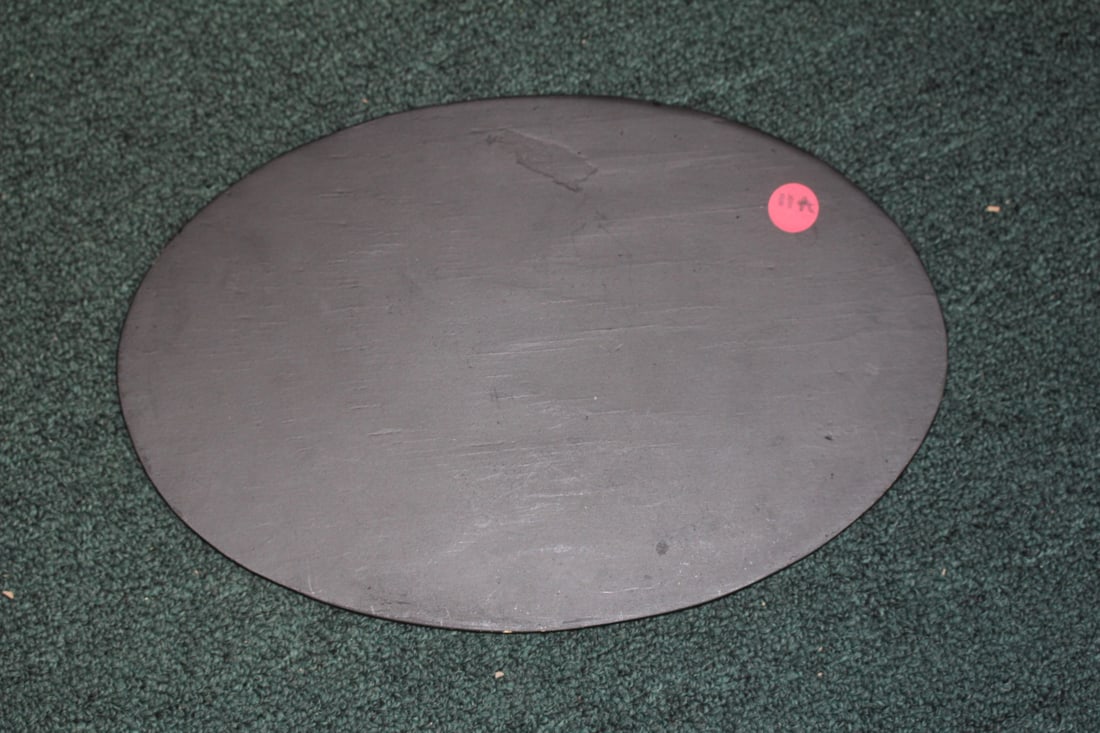 Japanese Oval Board: possibly used as a tray or stand - 12 1/2" in diameter