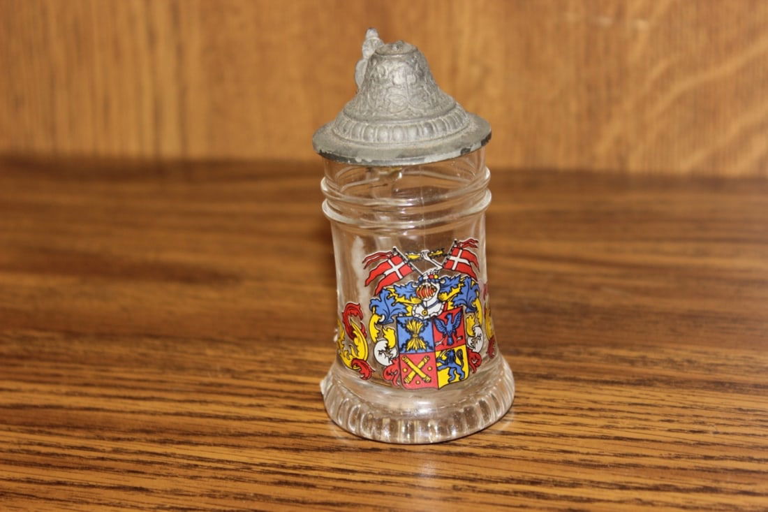 A Miniature Glass Stein: 3 5/8" tall