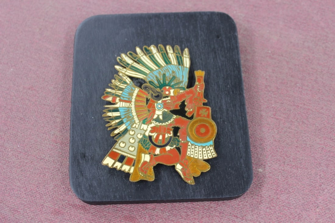 Tlacaxi Pehualizili Wall Hanger - Indian: 5 3/4" x 5"