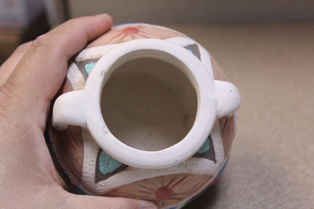 Ceramic Two Handle Pot - 8