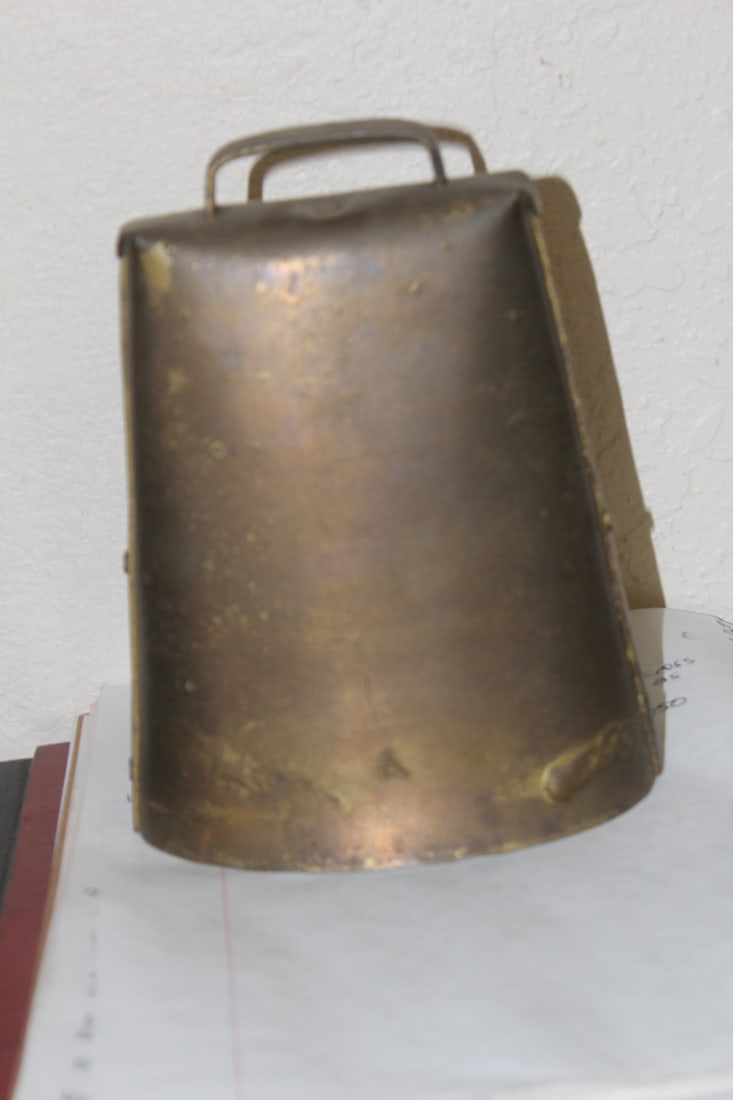 Large Cow Bell: 7 1/2 inches tall