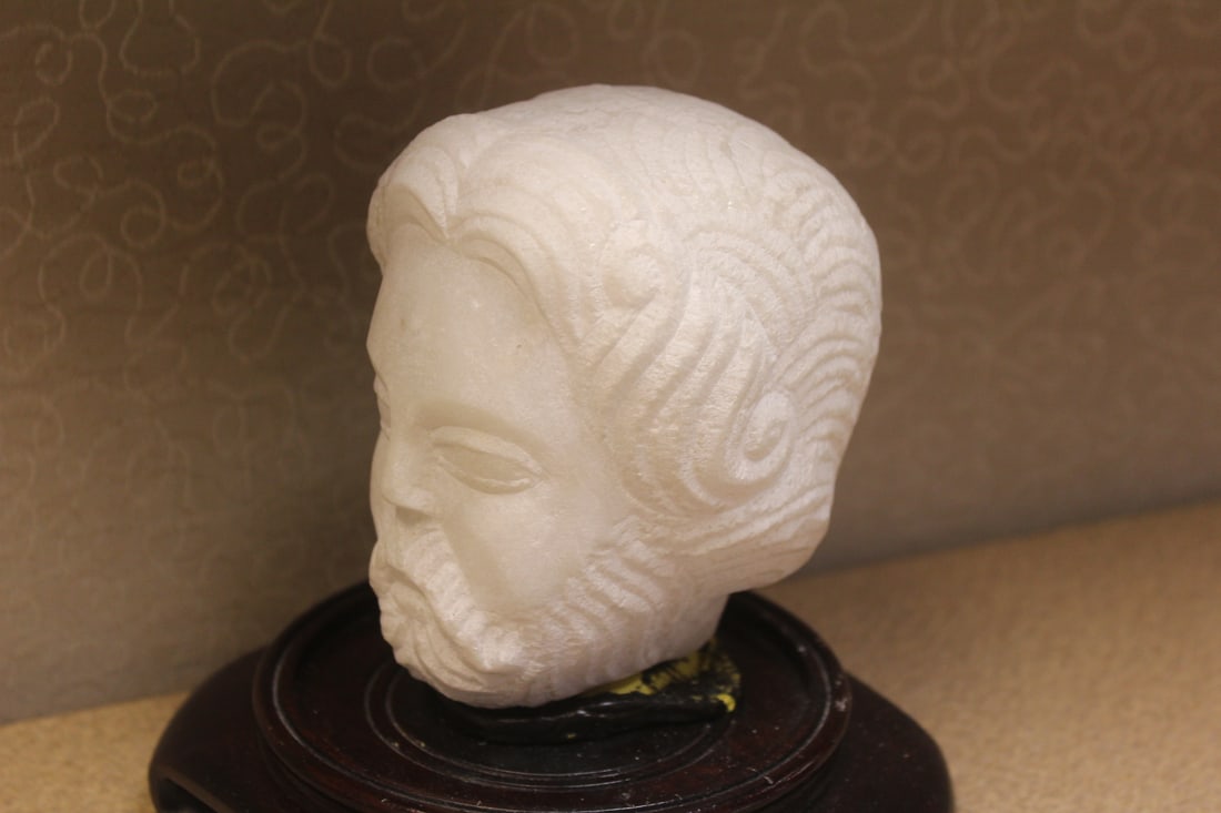 Cement Head on Stand - 2