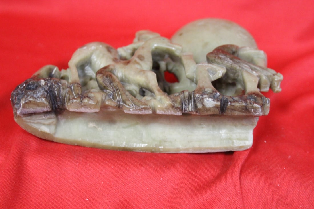 A Soapstone Vase - 5