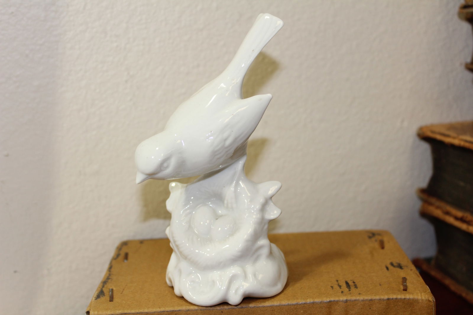 A Marked Dresden Bird Figurine: 5 1/2" tall