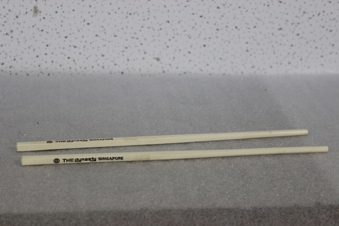 A Vintage Restaurant Chopsticks: 10 3/4" long