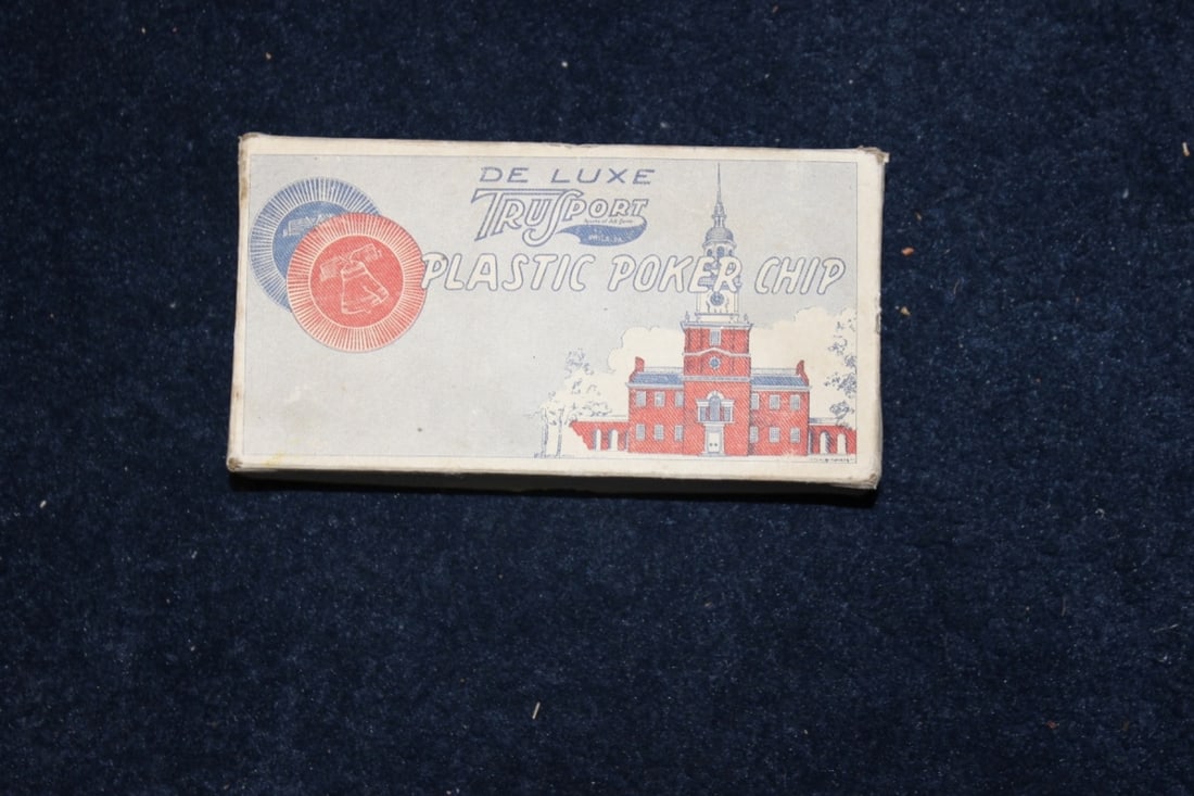 A Vintage Poker Chip: As shown on photos