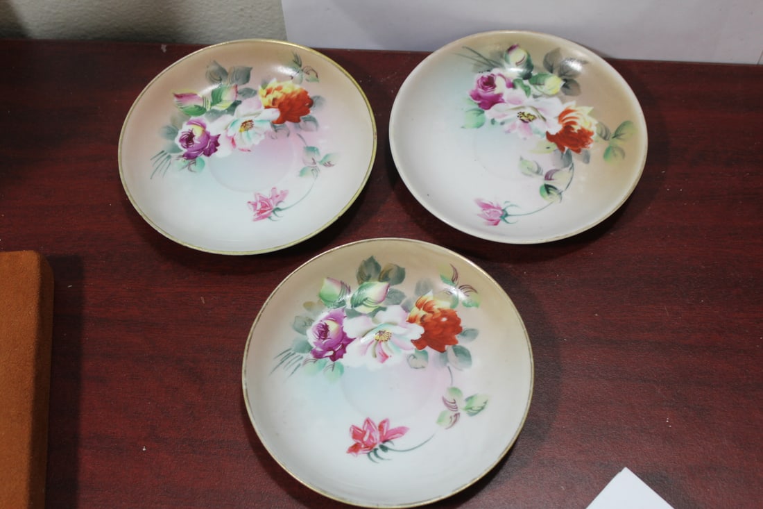 Lot of 3 Saucers: 5 1/2" in diameter