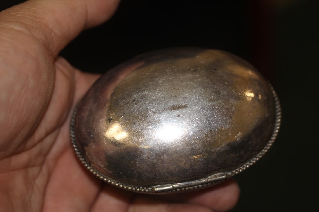 Monogrammed Silverplate Box - 3