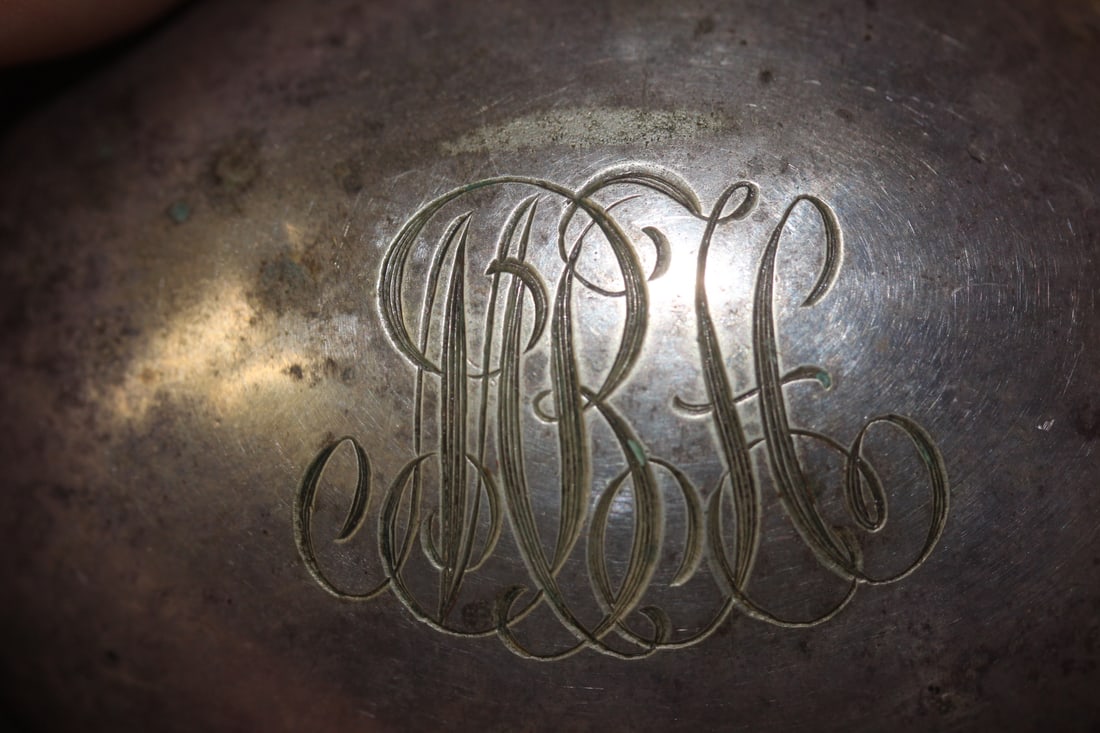 Monogrammed Silverplate Box - 4