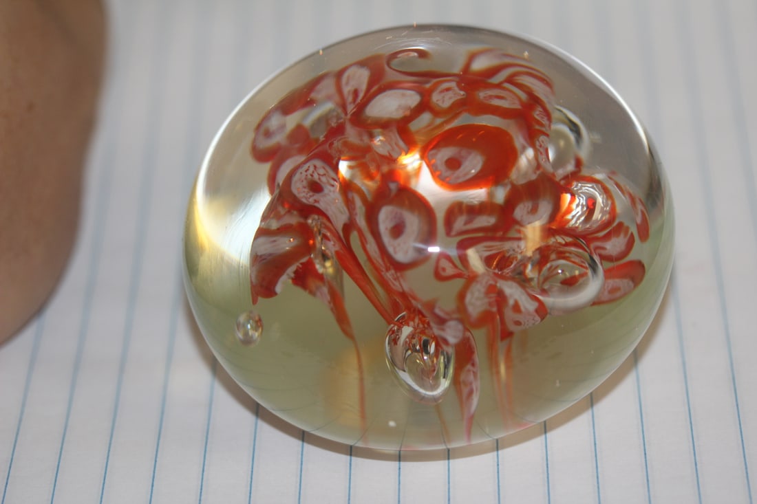 Art Glass Paperweight (1 of 4)