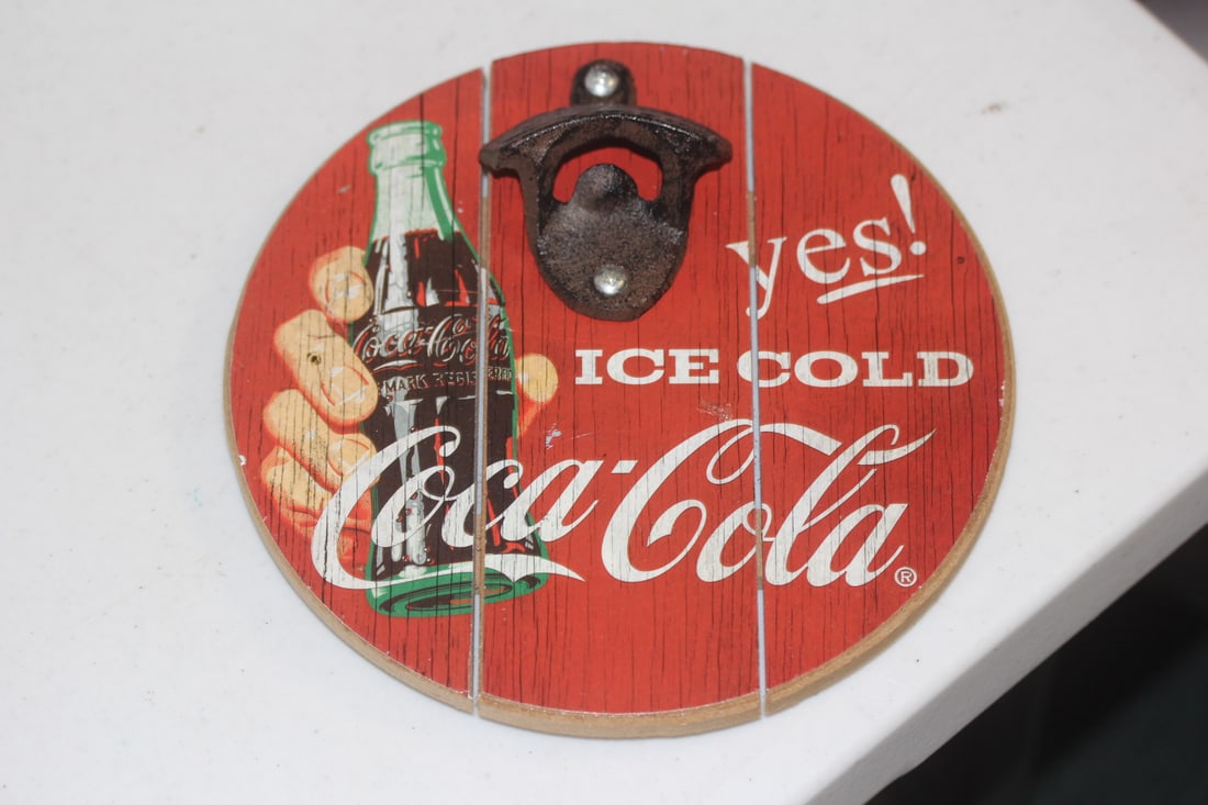 Coca Cola Wall Hanger: 7 3/4" in diameter - contemporary