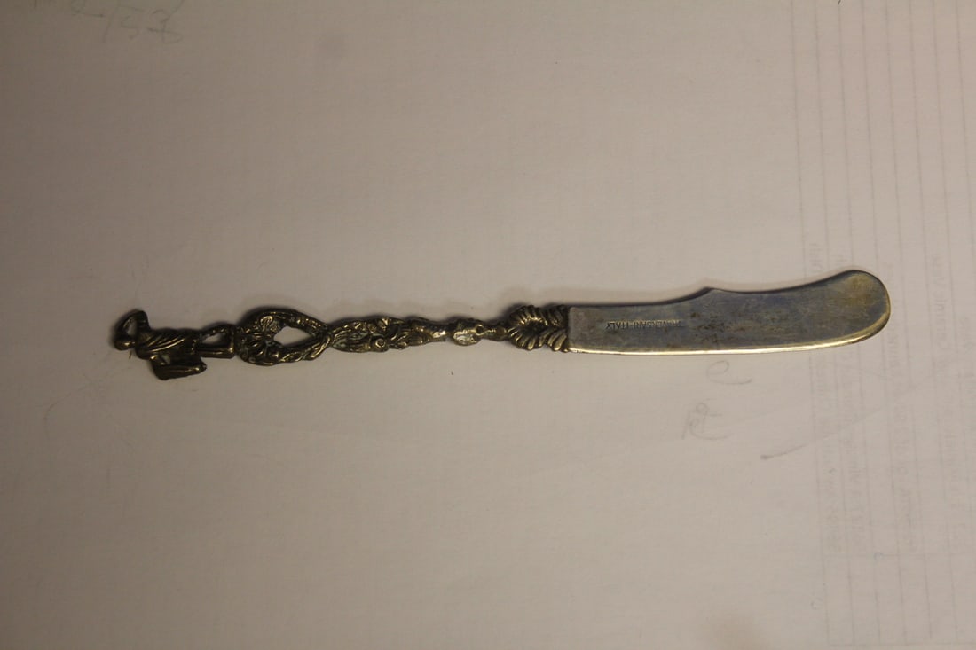 Traversari - Italy Silverplated Butter Knife: 6 1/8" long