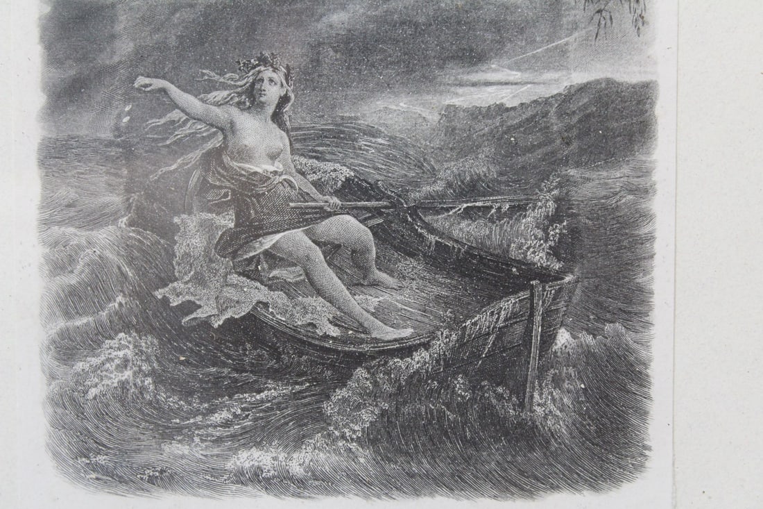 A Framed Etching - 5