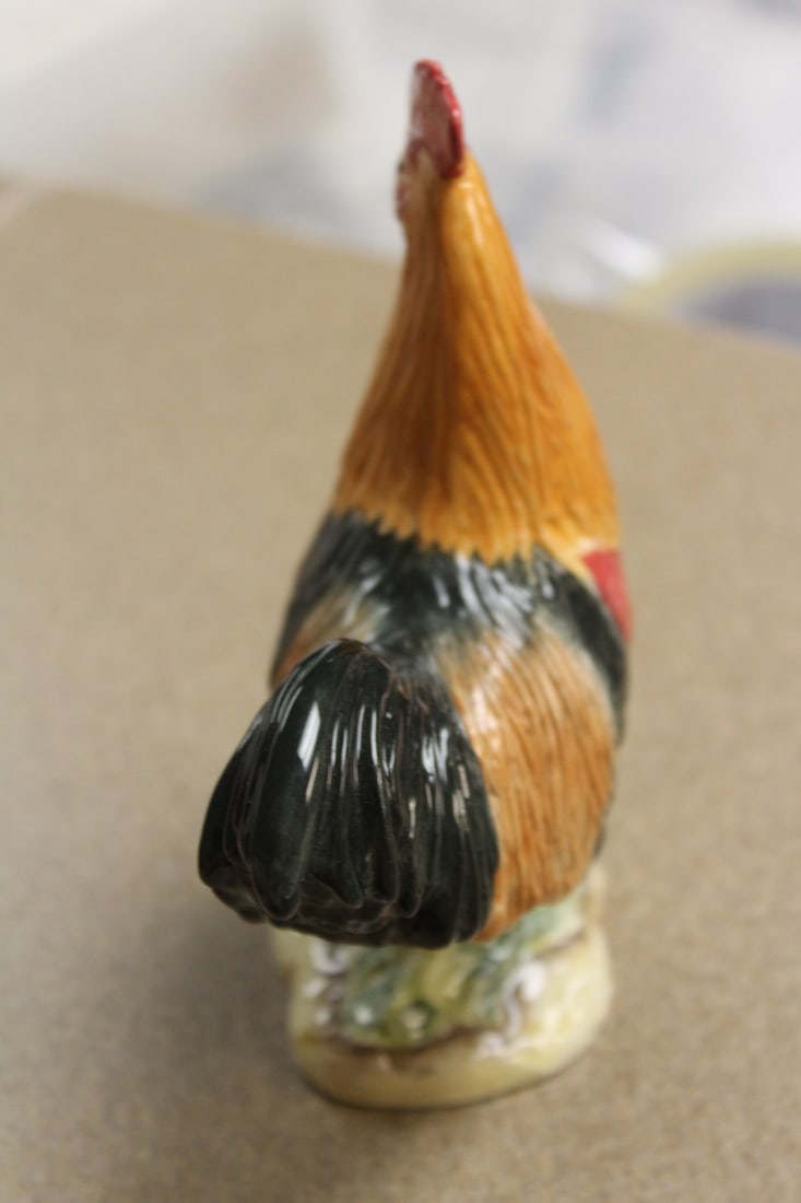 Signed Ceramic Rooster - 3