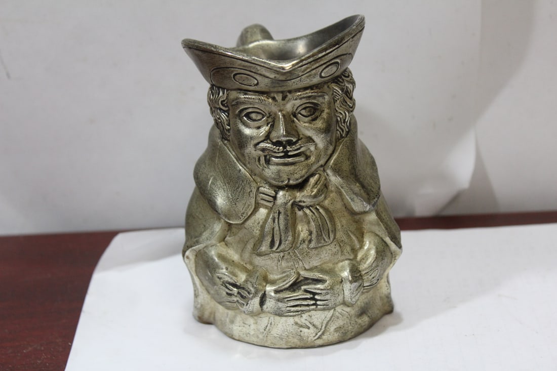 A Metal Royal Doulton-Style Mug: 5 1/8" tall