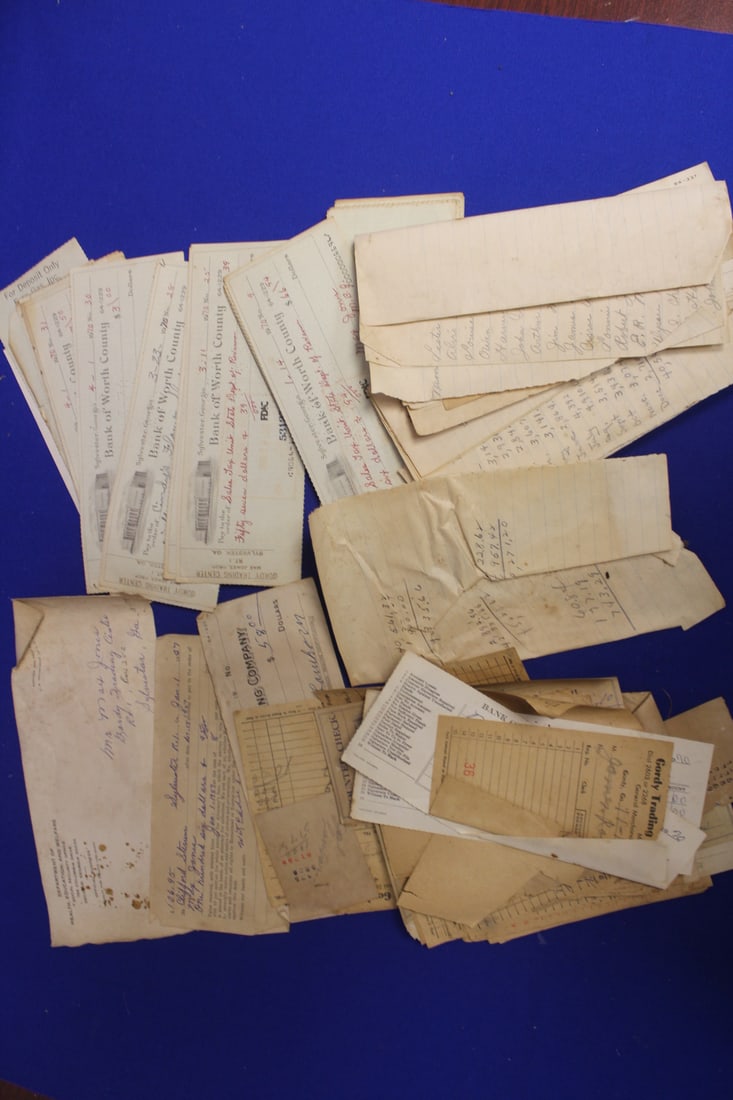 Old Receipts: as shown