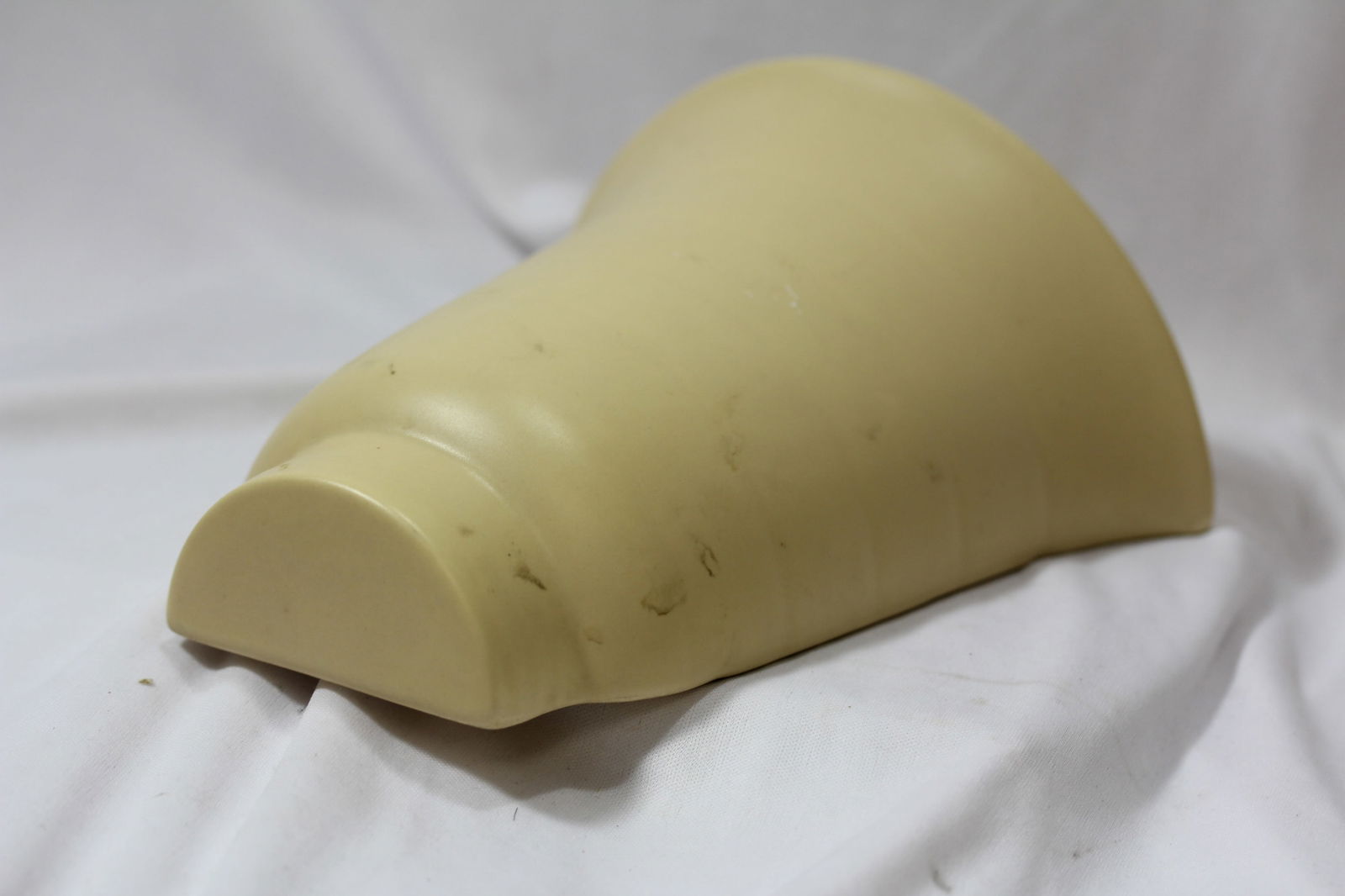 An English Ceramic Wall Pocket: one small nick - 7 1/4" long