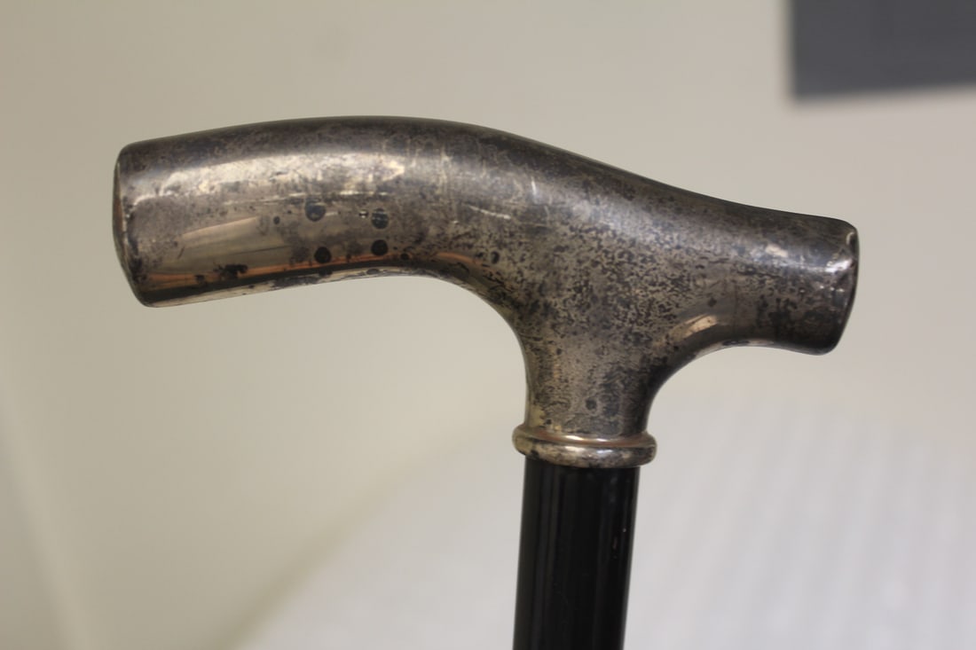 Sterling Handle Cane - 2