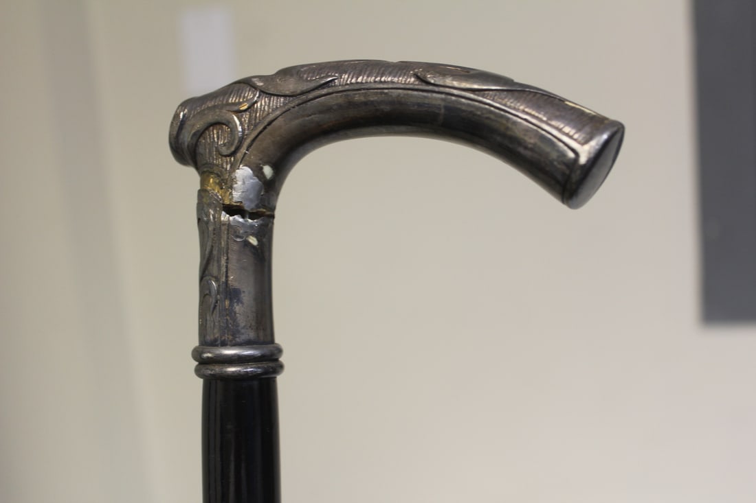 Sterling Handle Cane - 2