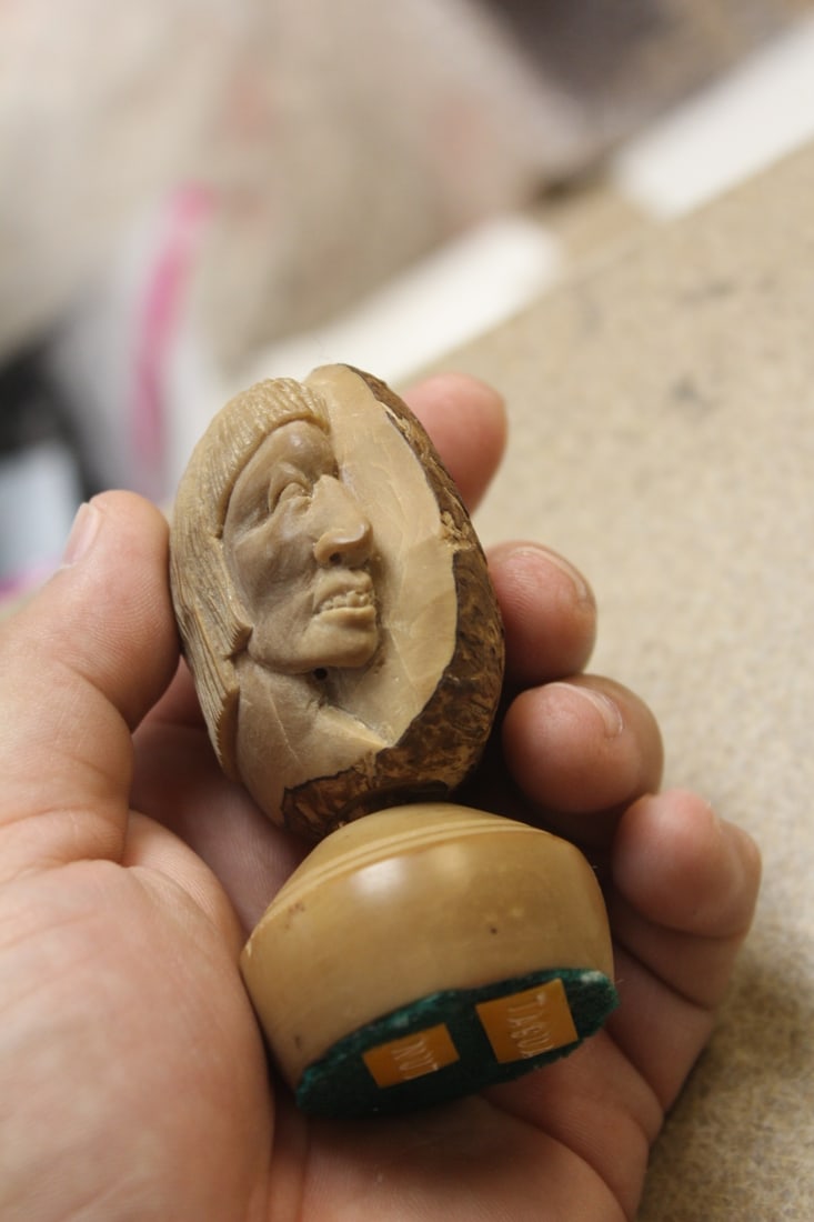 Signed Tagua Nut Statue - 2