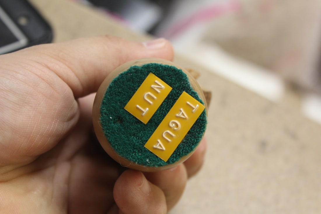 Signed Tagua Nut Statue - 3