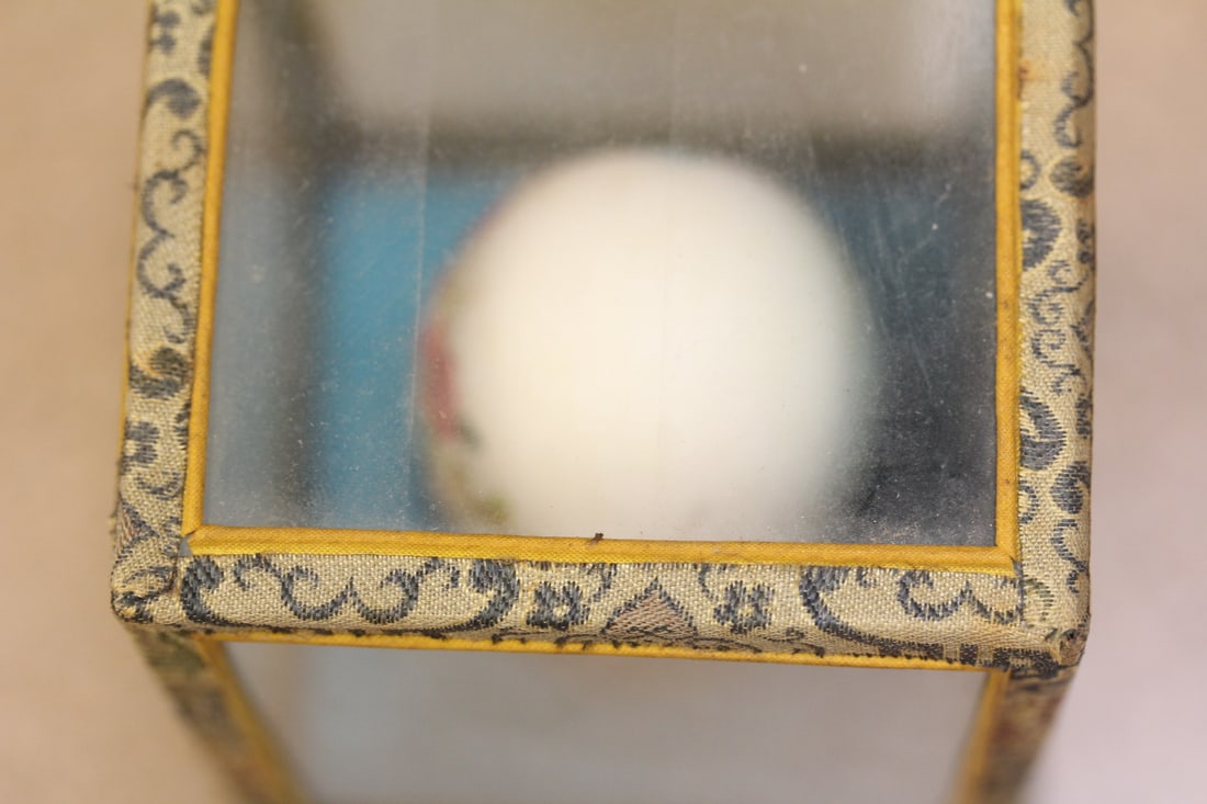 Oriental Egg Inside a Shadow Box - 6