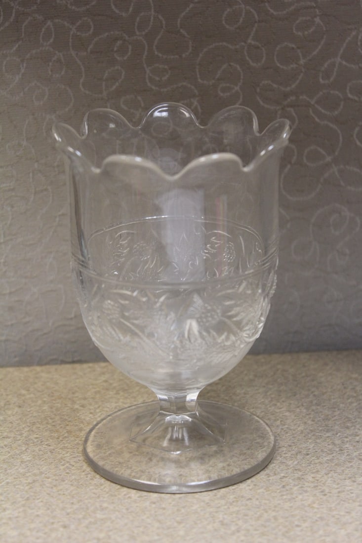 A Sugar Container: EAPG Bryce McKee company - around 1870' - 5 inches tall