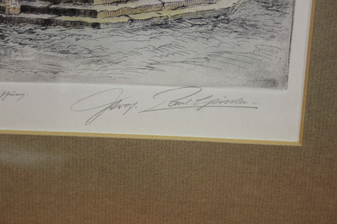 A Signed Drawing? Etching? Woodblock? - 3