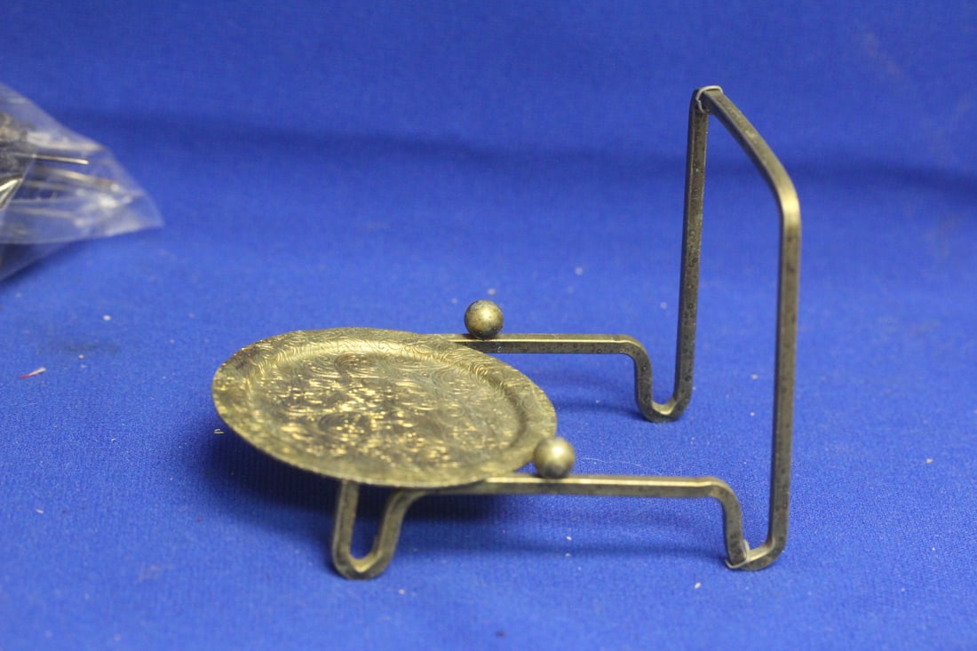 Small Metal Cup Holder: inside diameter= 2 inches