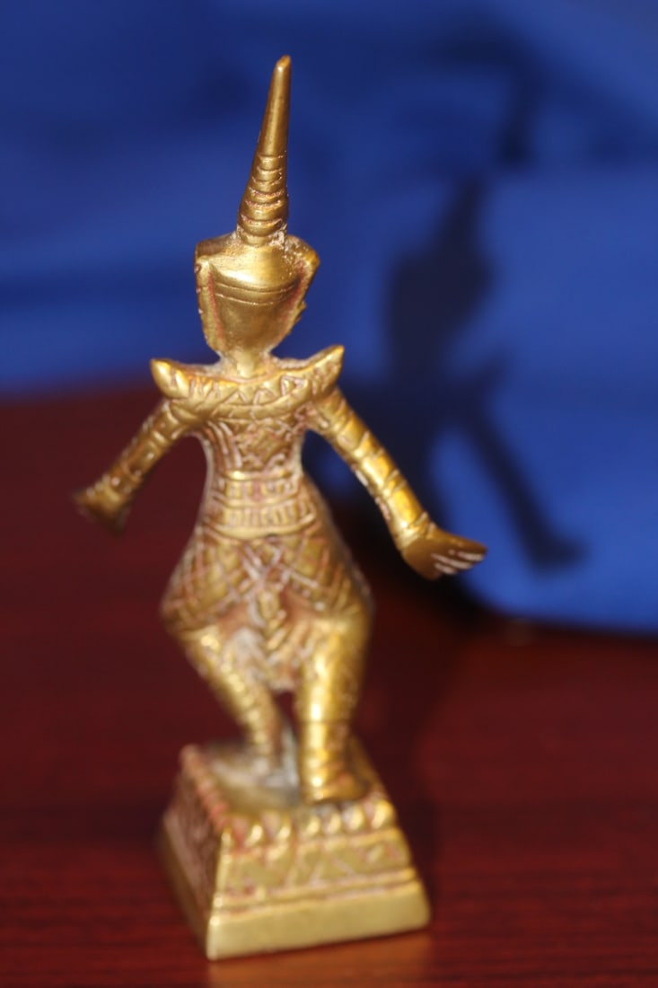 A Solid Brass or Bronze Thai Dancer - 3