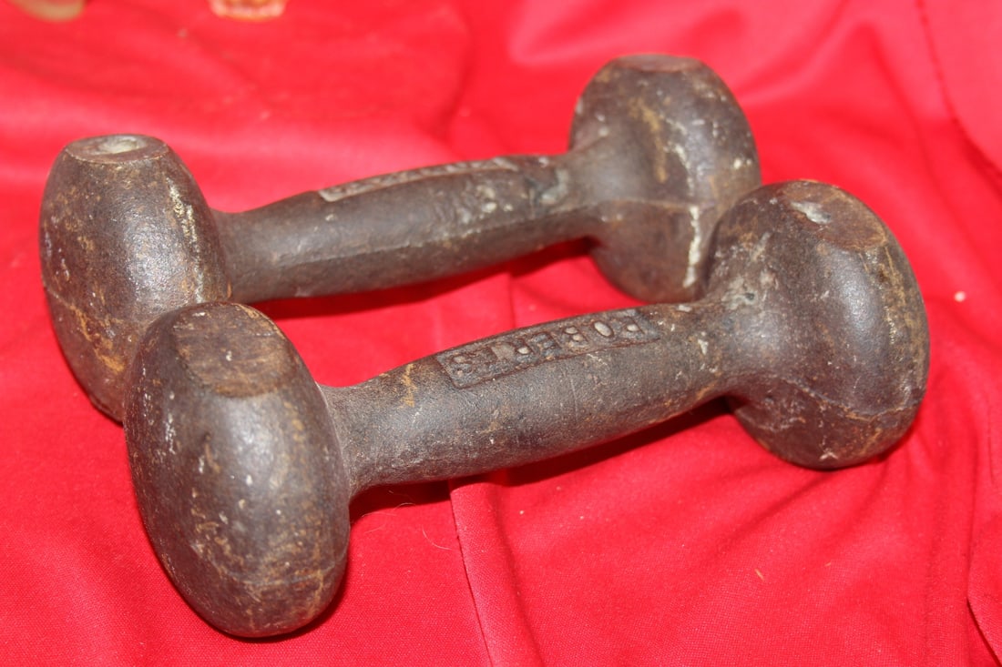 Pair of Antique Weights: 5lbs each