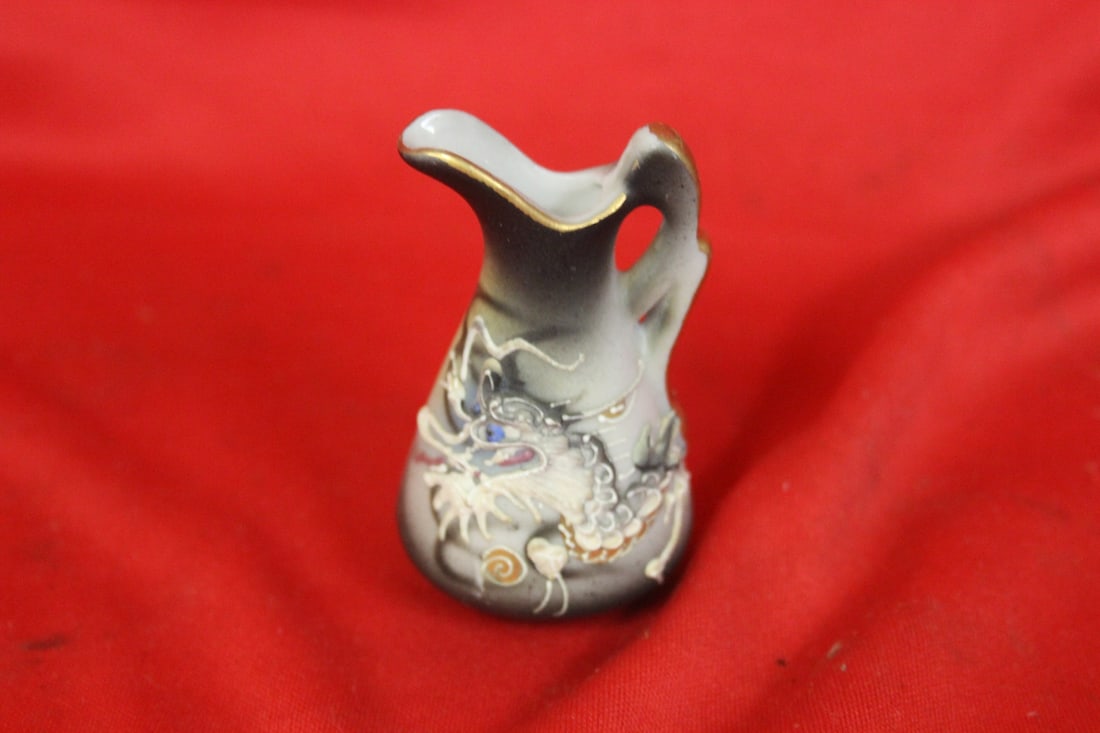 An Early Japanese Ewer: 2 1/2" tall