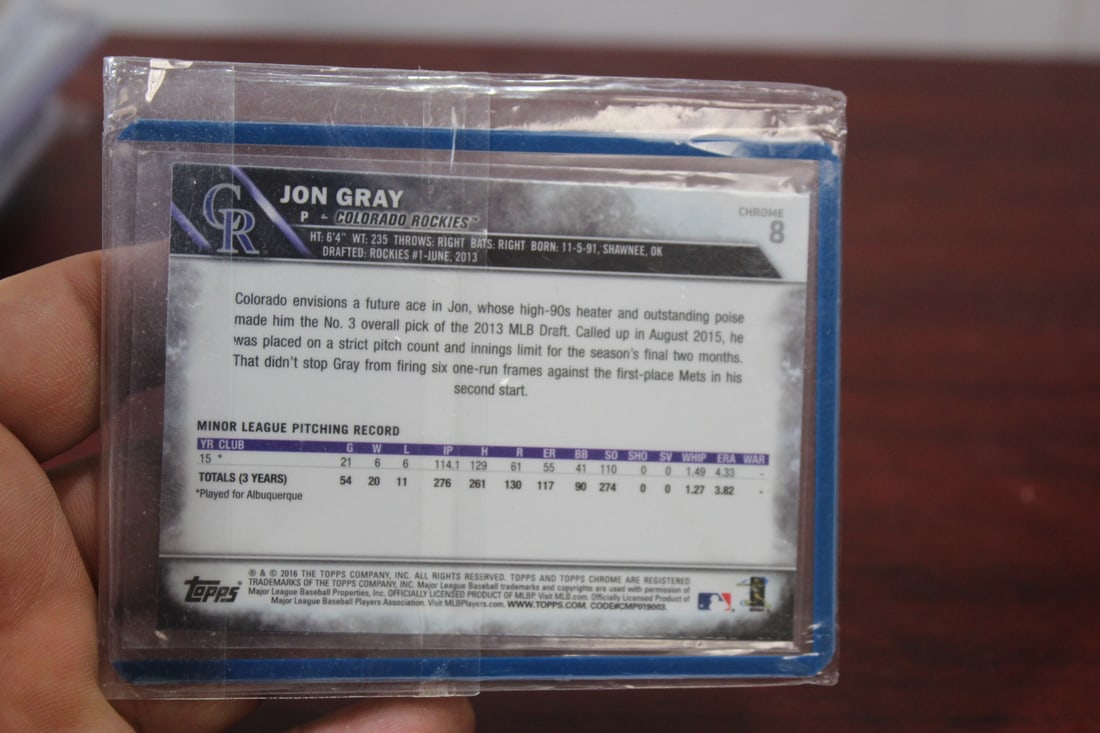 A John Gray Baseball Card - 2