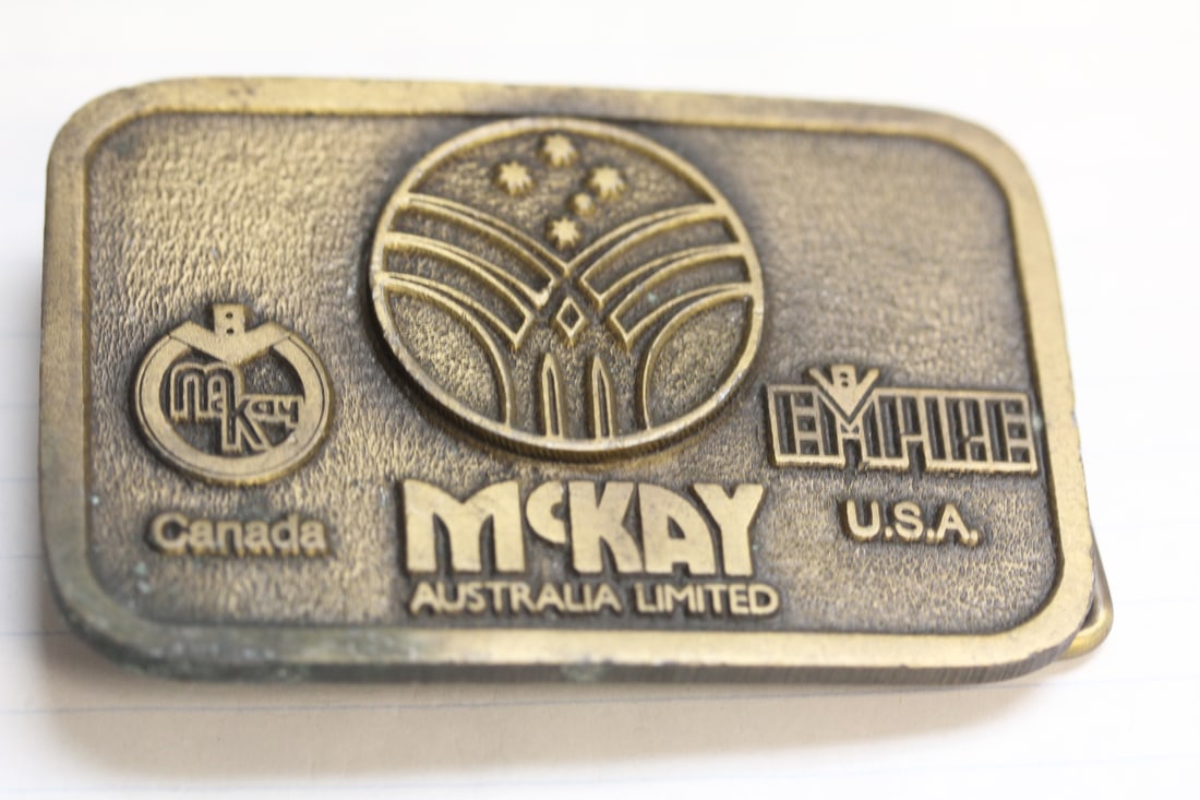 Limited Edition Brass Belt Buckle: as shown