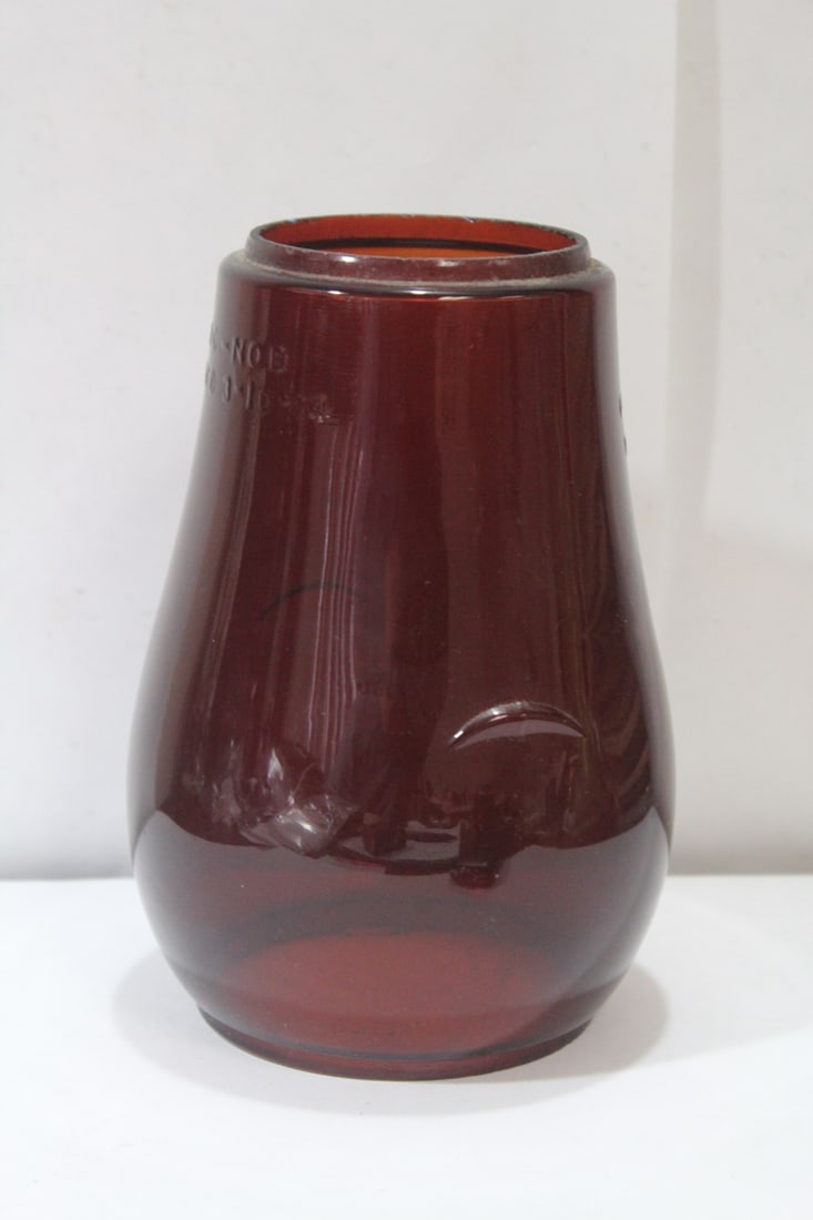 A Dietz Globe: possibly a railroad lantern - 6 3/4" tall - largest inside diameter= 3 1/8" - smallest inside diameter= 2 1/2"