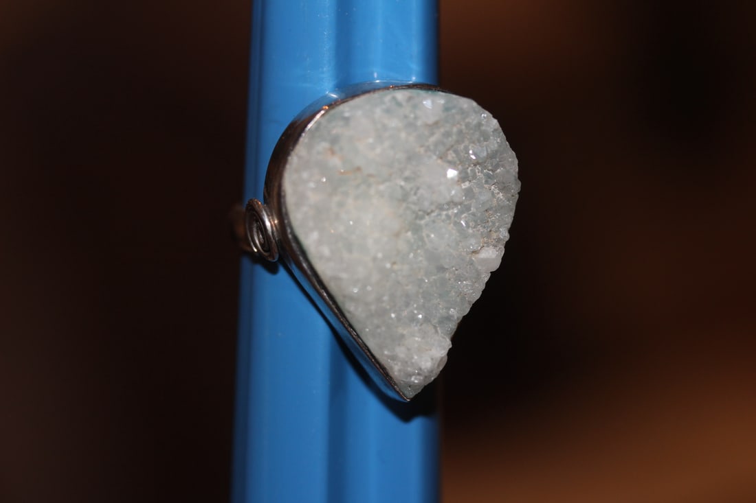 Sterling Druzy Ring: as shown on photos
