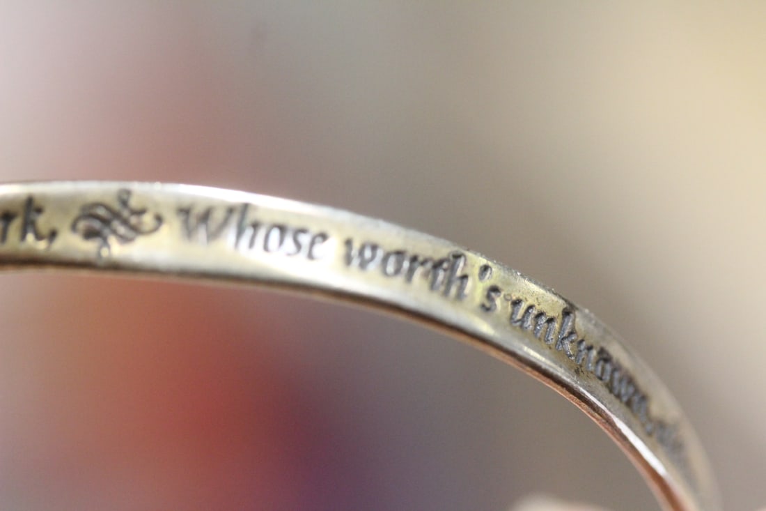 Sterling Bangle Bracelet - 2