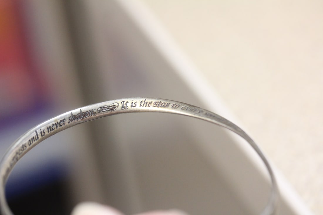 Sterling Bangle Bracelet - 4
