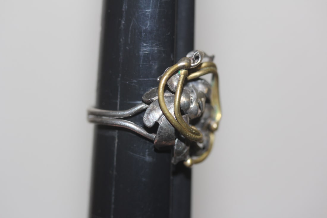 Sterling and Copper Ring - 3