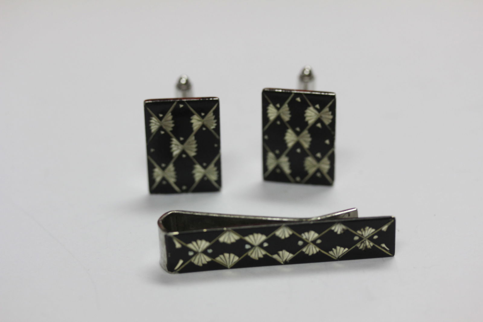 Japanese Sterling Suite: signed - marked sterling