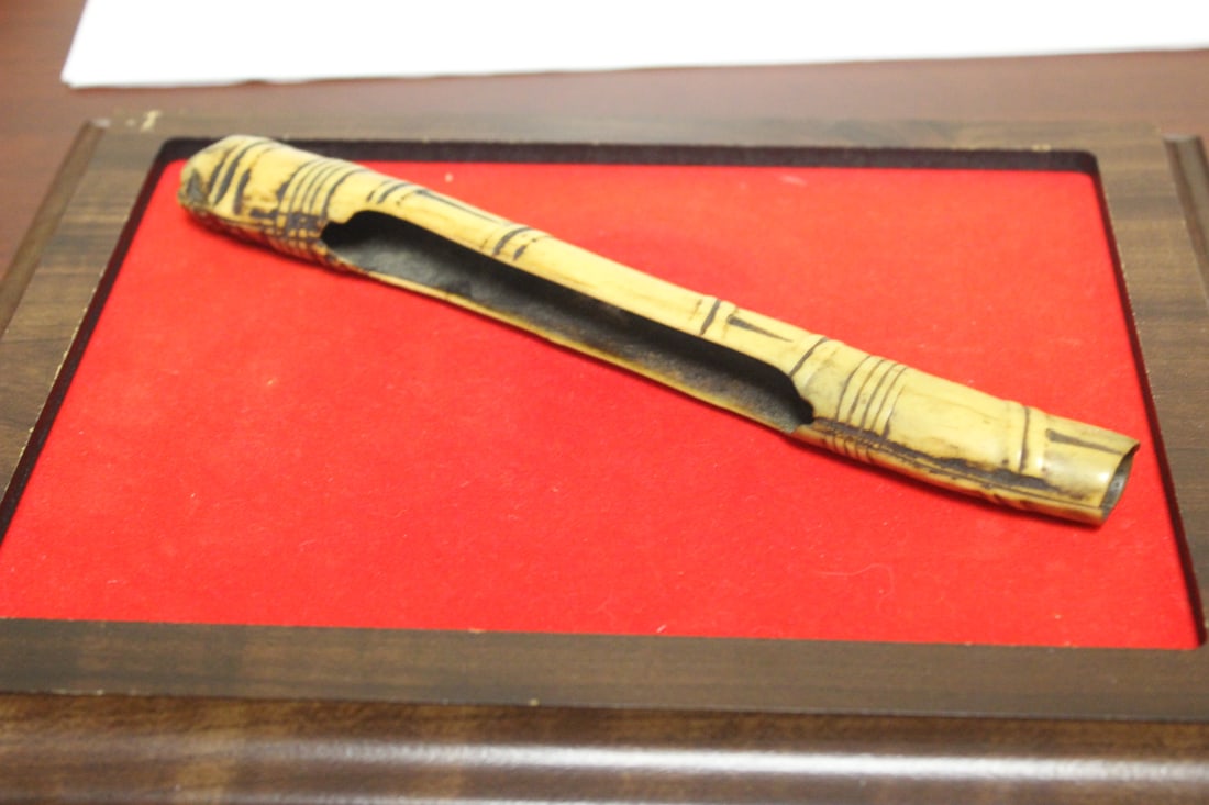 A Whale Bone Article: 7 3/4" long