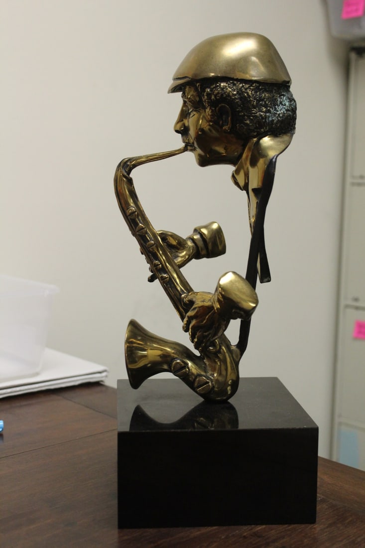 A Signed Dwight Conley Bronze Statue - 5