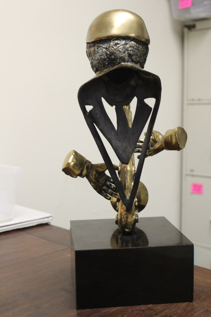 A Signed Dwight Conley Bronze Statue - 6