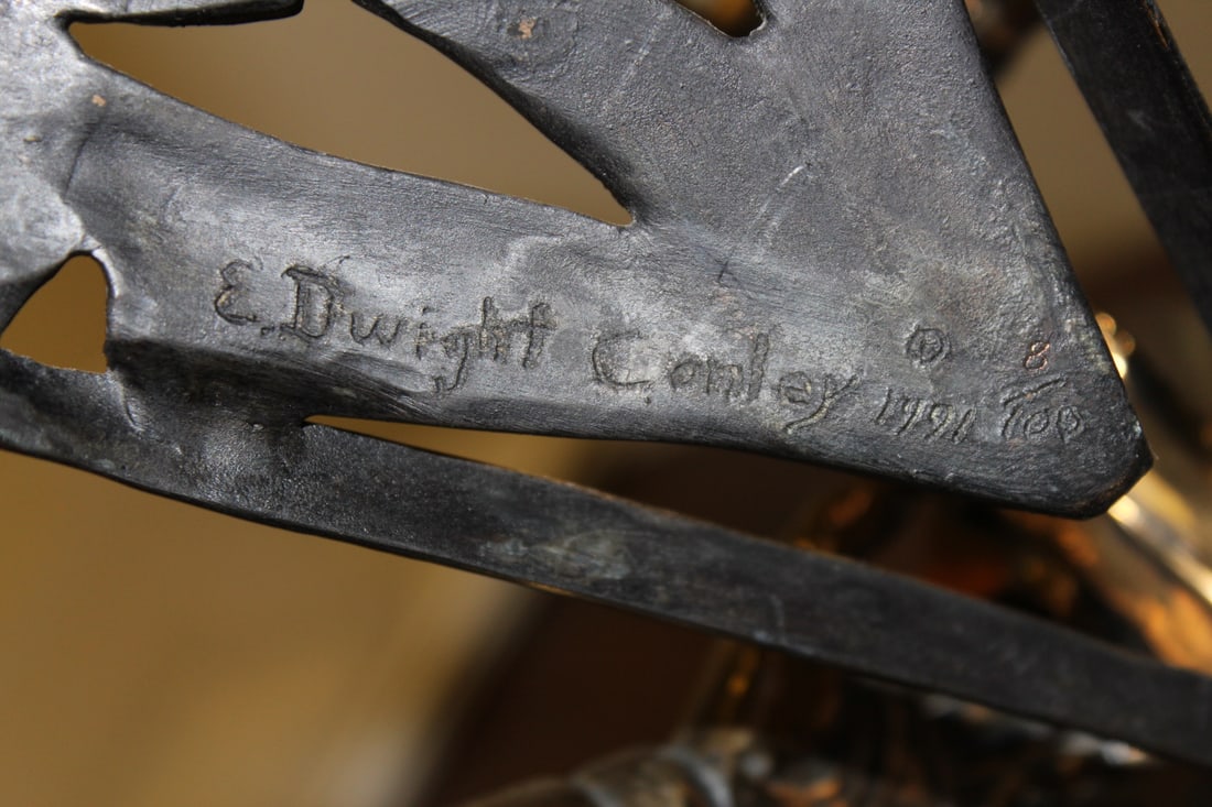 A Signed Dwight Conley Bronze Statue - 7