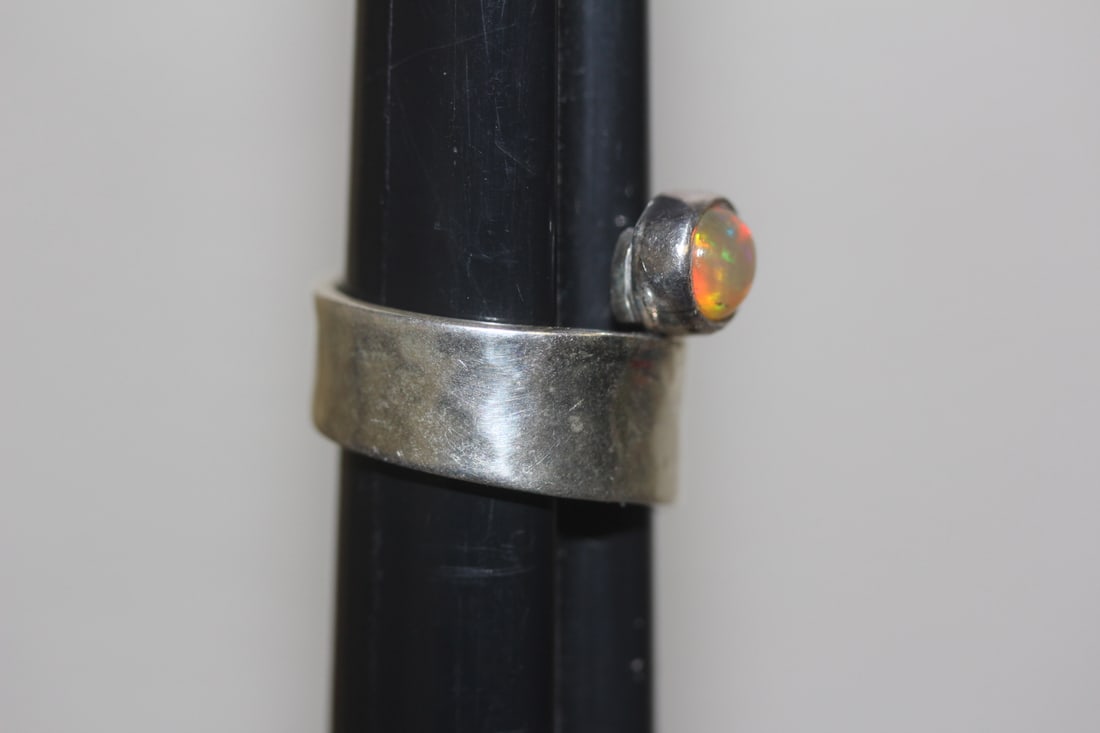 Sterling and Stone Ring - 4