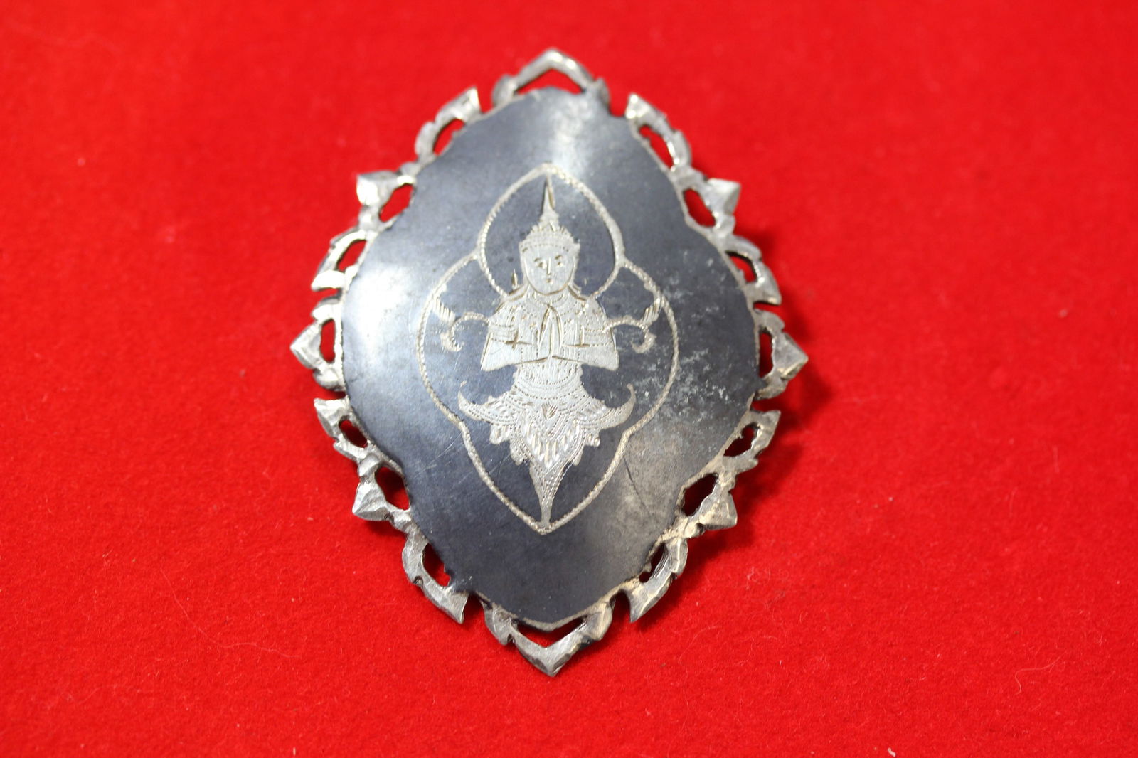 A Siam Sterling Brooch: as shown